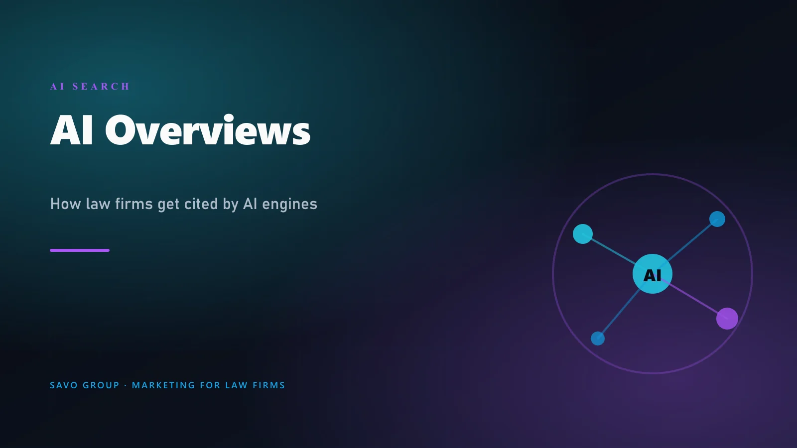How law firms get cited by Google AI Overview, ChatGPT, Perplexity, and Bing Copilot when someone asks an AI engine a legal question